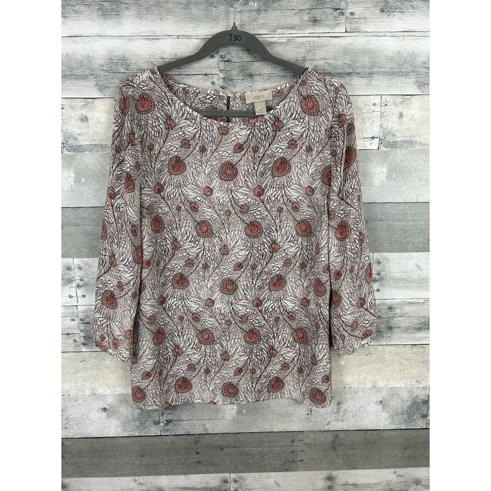 Loft Women's Medium Long Sleeve Blouse